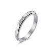 304 Stainless Steel Rotating Finger Rings FS-WGA316C-21-1