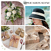 3 Colors Hot Stamping Polyester Frayed Ribbons SRIB-AR0001-20-5