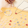110Pcs 11 Colors Transparent Glass Beads GLAA-TA0004-41-7