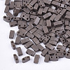 2-Hole Baking Paint Glass Seed Beads LS-SEED-S023-17B-17-1