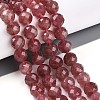 Natural Strawberry Quartz Beads Strands G-S345-10mm-21-2