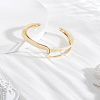1Pc Brass Resin Cuff Bracelets for Women BJEW-LP0002-26B-3