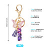 Resin Butterfly Pendant Keychains KEYC-TAC0034-03I-3