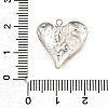 304 Stainless Steel Pendants STAS-M123-03E-PG-3