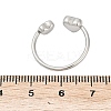 304 Stainless Steel Adjustable Open Cuff Rings RJEW-Z091-03P-3