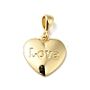 Rack Plating Brass Pendants KK-H431-31G-1