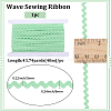 40M Polyester Wavy Fringe Trim Ribbon OCOR-GF0004-39P-2
