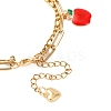 304 Stainless Figaro & Paperclip Chain Multi-strand Bracelets BJEW-JB12486-03-4