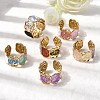 304 Stainless Steel Enamel Open Cuff Rings RJEW-L335-03B-G-1