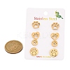 304 Stainless Steel Stud Earring Kits EJEW-H142-05G-5