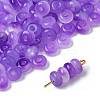 120Pcs Baking Paint Imitation Jade Glass Beads DGLA-FS0001-22-1