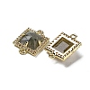Natural Labradorite Faceted Square Links G-I375-03G-07-2
