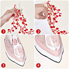 Plum Blossom Shape Appliques PATC-WH0007-11E-4