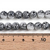 Transparent Baking Paint Glass Beads Strands DGLA-N009-8mm-09-5