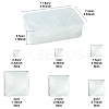 48Pcs 6 Styles Transparent Square Glass Cabochons GGLA-FS0001-06-4