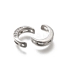 Brass Micro Pave Clear Cubic Zirconia Links Connector Charms KK-K378-66P-2