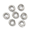 Tarnish Resistant 304 Stainless Steel Open Jump Rings STAS-E067-07-4mm-1