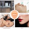 Soft Silicone Mouth Flexible Model Body Part Displays with Acrylic Stands ODIS-WH0002-22-5