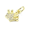 Brass Micro Pave Cubic Zirconia Pendants KK-H475-26A-02G-2