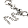 Non-Tarnish 304 Stainless Steel Ring Link Chains Bracelets for Men & Women BJEW-D042-13P-3