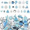 50Pcs 25 Styles Winter Theme Alloy Enamel Pendants ENAM-YW0005-59-1