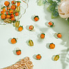 30Pcs 5 Styles Glass & Lampwork Pendants PALLOY-AR00021-5