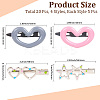 20Pcs 4 Style Plastic Snap Hair Clips PHAR-CP0001-24-2