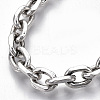 Men's Alloy Cable Chain Bracelets X-BJEW-T014-03-4