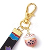Japanese Polyester Wristband Pendant Decoration HJEW-JM02266-4