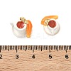 Brass Enamel Pendants KK-H259-04G-3