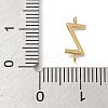 304 Stainless Steel Letter Connector Charms STAS-M108-01G-26-3