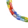 Electroplate Glass Beads EGLA-D300-01A-3