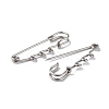 Tarnish Resistant 304 Stainless Steel Safety Pins Brooch Findings LS-STAS-I673-06P-2