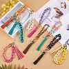Chain Link Wristlet Keychain HJEW-SW00013-09-7