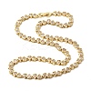 Brass Micro Pave Cubic Zirconia Geometric Tennis Necklaces NJEW-C121-02A-G-4