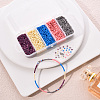 90G 5 Colors 12/0 Baking Paint Glass Seed Beads SEED-YW0001-14A-8