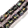 Handmade Dichroic Foil Glass Beads Strands DICH-U001-09H-1