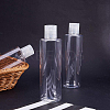 Transparent Flat Shoulder Plastic Press Cap Bottles MRMJ-BC0001-61-6