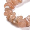 Natural Multi-Moonstone Chip Beads Strands G-M205-19A-5