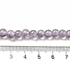 Spray Painted Crackle Glass Beads Strands X-CCG-Q002-6mm-02-4