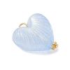 Pearlized Acrylic Charms PALLOY-JF04523-4