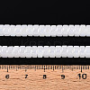 AB Color Plated Imitation Jade Glass Beads Strands GLAA-T026-3x6mm-J01-4