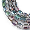 Electroplate Glass Beads Strands EGLA-D031-01U-5
