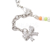 Shell Pearl & Glass Beaded Bracelets for Women BJEW-JB10414-4