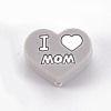 Mother's Day Father's Day Food Grade Eco-Friendly Silicone Focal Beads SIL-N002-10I-2