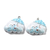 Weather Theme Opaque Resin Pendants LS-RESI-R444-01D-1