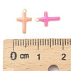 304 Stainless Steel Enamel Charms STAS-K303-01B-G-3