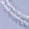 Natural White Topaz Beaded Necklaces NJEW-K114-B-A09-2