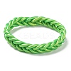 Sparkling Plastic Cord Braided Stretch Bracelets BJEW-R313-04D-1