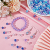 5 Colors Transparent Acrylic Beads MACR-PA0001-03C-01-3